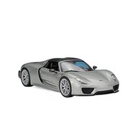 HUIPENPP para Porsche 964 Turbo 918, Modelo De Aleación, Vehículo Estático De Metal, Modelo 1:18 Modelo de Coche estático(Titanium)