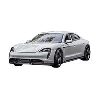 HUIPENPP para Porsche Taycan Turbo S Energy Vehículos Coche En Miniatura De Aleación Vehículos Fundidos Coche Regalos De Cumpleaños 1:24 Modelo de Coche estático(White)