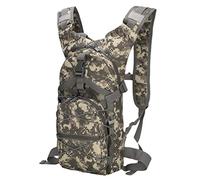 HUIPYOU Mochila Militar Camuflaje 15L Bicicleta Casual Impermeable Multibolsillo Duradero Viaje Tactico Senderismo Trekking Montañismo Deportiva Pequeña Bolso ACU Digital
