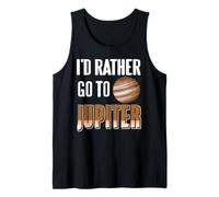 Huir a Júpiter Humor Espacial Fan del Cosmos Camiseta sin Mangas