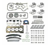 Huiruhy Juego de pistones y cadenas de control compatible con 1.4 TSI TFSI 03C109088A 03C109088B 03C109287G 03C107065BF 03C109469K