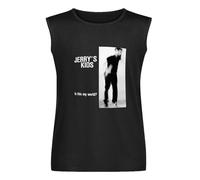 HuiSha Jerry's Kids Is This My World 1983 Álbum Cover Mens Vests Camiseta Unisex Black Sleeveless Tops Tee, Negro , XL