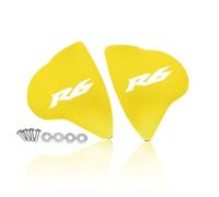 HUISI Accesorios de motocicleta aptos for YZFR6 R6 2017-2025, cubierta decorativa for espejo retrovisor, tapa eliminadora impulsado(Gold)