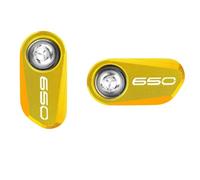 HUISI Accesorios De Motocicleta CNC Rueda Delantera ABS Sensor Protector Protección Apto for Kawasaki Z650 Z900 RS SE Ninja650 2017-2024 2023(Gold-650)