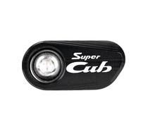 HUISI Accesorios De Motocicleta CNC Rueda Trasera ABS Sensor Protector Cubierta Protección Apto for Super Cub C70 90 110 C125(Super Cub-3)