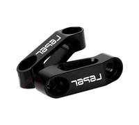 HUISI Accesorios de motocicleta compatibles con CMX 250, 300, 500, Rebel 250, Rebel 300, Rebel 500, CMX300, soporte de extensión for espejo retrovisor.(REBEL LOGO Black)