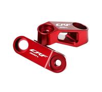 HUISI Accesorios de motocicleta compatibles con CRF300L CRF 300L CRF300 L 2021 2022 2023, soporte de extensión for espejo retrovisor.(Red)