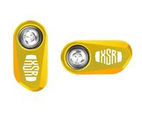 HUISI Accesorios De Motocicleta, Protector Protección Sensor ABS Rueda Delantera Y Trasera Aluminio Apto for Yamaha XSR700 XSR900 XSR 700 900 2015-2024 2023(Gold Combo)