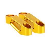 HUISI Accesorios de motocicleta, soporte de extensión for espejo retrovisor, compatible con Yamaha YZF R1, R1M, R125, R15S, R25, R3, R6, R7, YZFR7, YZFR6, YZFR3.(NO LOGO GOLD)