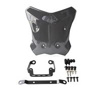 HUISI Accesorios for Motocicletas, Deflector de Viento, Parabrisas Apto for 990 Duke 990 Duke 2024, Parabrisas Delantero pequeño con mosquitera(Black)
