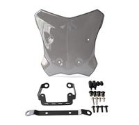 HUISI Accesorios for Motocicletas, Deflector de Viento, Parabrisas Apto for 990 Duke 990 Duke 2024, Parabrisas Delantero pequeño con mosquitera(Gray)