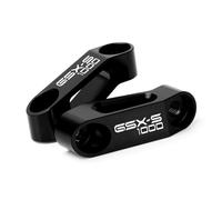 HUISI Adaptador de extensión de espejo retrovisor for motocicleta Suzuki GSX S1000 GW250 Katana S1000 GW 250 Katana 2022-2023, accesorios elevadores.(S1000 Black 2)