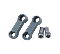 HUISI Adaptador extensor de espejo for GSX 8S, 950S, S1000, S1000GT, V-strom 800 DE, Z650RS, Z900RS, Eliminator 400 SE, 450 SE.(Gray)