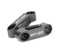 HUISI Adaptador extensor de espejo retrovisor compatible con Yamaha MT03, MT07 y MT09. Base elevadora for espejos retrovisores. Soporte de extensión for accesorios de motocicleta.(MT09 Titanium)