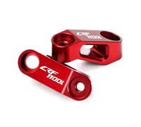 HUISI Adaptador extensor de espejo retrovisor lateral, compatible con Africa Twin CRF1100L, CRF1000L, CRF 1000 y CRF 1100.(CRF1100L Red)