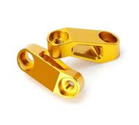 HUISI Adaptador extensor de espejo retrovisor lateral, compatible con Africa Twin CRF1100L, CRF1000L, CRF 1000 y CRF 1100.(NO LOGO Golden)