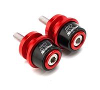 HUISI Ajuste for BMW S1000R S1000 R 2014-2019 2020 2021 2022 Accesorios Motocicleta 8mm CNC Swingarm Spools Slider Stand Tornillos(X Red)