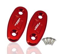HUISI Ajuste for CBR250R CBR300R CBR500R CBR650R CBR650F motocicleta CNC espejo impulsado tapa parabrisas eliminadores accesorios de cubierta(CBR250R Red)