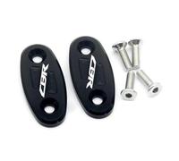 HUISI Ajuste for CBR650R CBR650F CBR500R CBR300R CBR250R cubierta de la Base del espejo retrovisor motocicleta orificio parabrisas(Black)