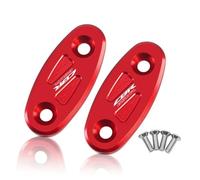 HUISI Ajuste for CBR650R CBR650F, tapa eliminadora de espejo accionada por parabrisas, cubierta for retrovisor motocicleta(Red CBR650R)