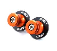 HUISI Ajuste for KTM 690 SMC R Duke 690SMC-R 690duke 2009-2016 2019 2020 2021 2022 Motocicleta M10 basculante carretes Tornillo de Soporte Deslizante 2 uds(10MM-Orange)