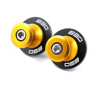HUISI Ajuste for KTM 690 SMC R Duke 690SMC-R 690duke 2009-2016 2019 2020 2021 2022 Motocicleta M10 basculante carretes Tornillo de Soporte Deslizante 2 uds(10MM-Gold)