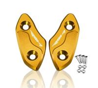 HUISI Ajuste for RS660 2020-2024 RSV4 2009-2020 1100 Factory, cubierta impulsada por espejo for parabrisas de motocicleta, tapa con orificio for(VRS4 Gold)