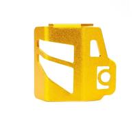 HUISI Ajuste for Triumph Sport 660 Trident 660 Tiger 800 XC/XR Accesorios de Motocicleta Tanque de líquido de Freno Trasero Cubierta Protectora de depósito de Taza de Aceite(Gold-nologo)