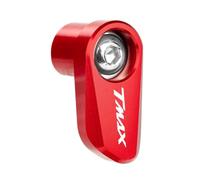 HUISI Ajuste for Yamaha NMAX 125 155 Xmax 300 250 125 TMAX 560 TMAX 530 DX SX Motocicleta CNC Rueda Delantera ABS Sensor Cubierta De Protección(Red-TMAX)
