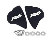 HUISI Ajuste for YZF-R6 R6 2017-2023 2024 motocicleta CNC parabrisas accionado espejo eliminadores tapa agujero cubierta enchufe Accesorios(R6 Black)