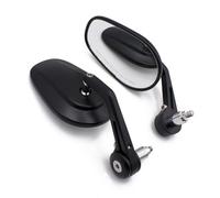 HUISI Ajuste universal for BMW R1250GS R1200GS. Compatible con Kawasaki Z1000 Z750. Compatible con CB1000R CB600F. Espejo de manillar de motocicleta de aleación de aluminio.