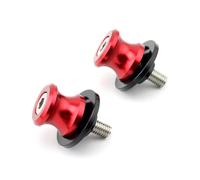 HUISI Carretes basculantes de 6 m Aptos for Aprilia RS660 Tuono 660 V4 Dorsoduro 750 900 Tuareg Shiver RSV1000 R Tornillo Soporte Deslizante(Red)