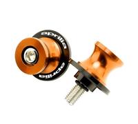HUISI Compatible con Aprilia RSV4 RSV1000/R RS660 Tuono 660, Accesorios for Motocicletas, Tornillos de Soporte Deslizante carretes basculante Aluminio CNC 6 mm(Orange)