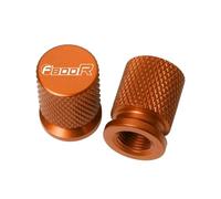 HUISI Compatible con BMW F800R F800 R 2019 2011 2012, accesorios for motocicletas, tapas de válvula de neumático de rueda de aluminio CNC, cubiertas herméticas.(Orange)
