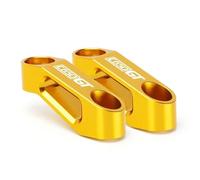 HUISI Compatible con C400X C400GT C650GT C 400X C 400 650 GT, espejos retrovisores de aluminio for motocicleta, soporte adaptador de extensión.(C650GT-Gold)