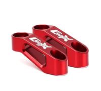HUISI Compatible con C400X C400GT C650GT C 400X C 400 650 GT, espejos retrovisores de aluminio for motocicleta, soporte adaptador de extensión.(C400X-Red)