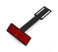 HUISI Compatible con CB400SF, CB400X, CB500, CB500F, CB500X, CB599, HORNET, CB600, CB600F. Soporte for matrícula, reflector trasero extensible, luz de matrícula.