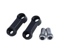 HUISI Compatible con CB500F, CB500X, CB400X, VFR800X, VFR1200X, extensores de espejo retrovisor derecho, espaciadores, adaptador de extensión.(Black)