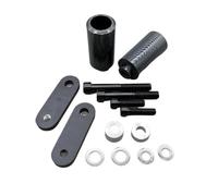 HUISI Compatible con CBR 1000 RR CBR1000 RR 2004-2005 K1, deslizadores de marco, protección contra caídas, bloque protector de almohadilla de motor, motocicleta(Carbon)