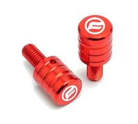 HUISI Compatible con CFMOTO 150, 250, 300, 400, 650, NK, 650MT, 800MT, 700CL-X M10 x 1,25, tapones for agujeros de espejo CNC for motocicleta, tornillos y pernos, accesorios.(B Red)
