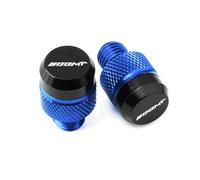 HUISI Compatible con CFMOTO 800NK 800 NK 800MT MT450, tamaño M10 x 1,25, accesorios de motocicleta, tapa de orificio for espejo retrovisor lateral de aluminio CNC, tornillo.(Blue)