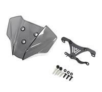 HUISI Compatible con Duke 390, 250, 125, DUKE390, DUKE250, DUKE125 2017-2023, Parabrisas, Deflector de Viento for Motocicleta.(Light Gray)