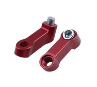 HUISI Compatible con extensores de espejo elevador TUAREG 660, espaciadores, adaptador de extensión.(Red)