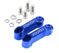 HUISI Compatible con GROM MSX 125 MSX125 GROM125, accesorios de motocicleta, adaptador de espejo retrovisor de aluminio CNC, extensor elevador.(Blue)