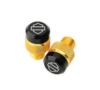 HUISI Compatible con Harley Pan America ADV 1250 PA1250 PANAMERICA, accesorios CNC especiales for motocicletas, tapones for agujeros de espejo, tornillos y pernos M10 x 1,25.(Gold)