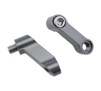 HUISI Compatible con S1000XR, S1000R, R, NINET, SCRAMBLER, R1200R, R1250R, R1250GS, ADV, R1200GS, ADV, espaciadores y adaptadores de extensión de espejo.(GRAY)