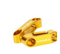 HUISI Compatible con SUZUKI DL1000 V-Strom 650/XT DL650 Vstrom 250 1000/XT, accesorios for motocicletas, espaciadores y extensores de espejo, adaptador de extensión.(Gold)