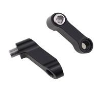 HUISI Compatible con WR 250X 155R X 250R 250F 450F YZ 65 80 85 125 250 250F 250FX 450FX 426F 450F. Adaptador de extensión de espaciadores y elevadores de espejo.(Black)