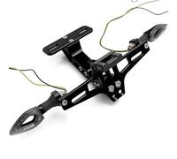 HUISI Compatible con Yamaha FAZER1000, FZ600, FZ6N, FZ1000, FZ1N, XJR 400, 1200, 1300, 600, XJ6, soporte for matrícula de luz trasera de freno de motocicleta.