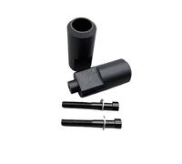 HUISI Compatible con Yamaha YZF R1 YZFR1 YZF-R1 2004 2005 2006, piezas de motocicleta, deslizadores de marco de carbono sin cortes, protección contra caídas.(Black)